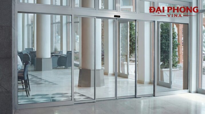 thi công và lắp đặt Cửa kính tự động Hàn Quốc KCN Nam Thăng Long