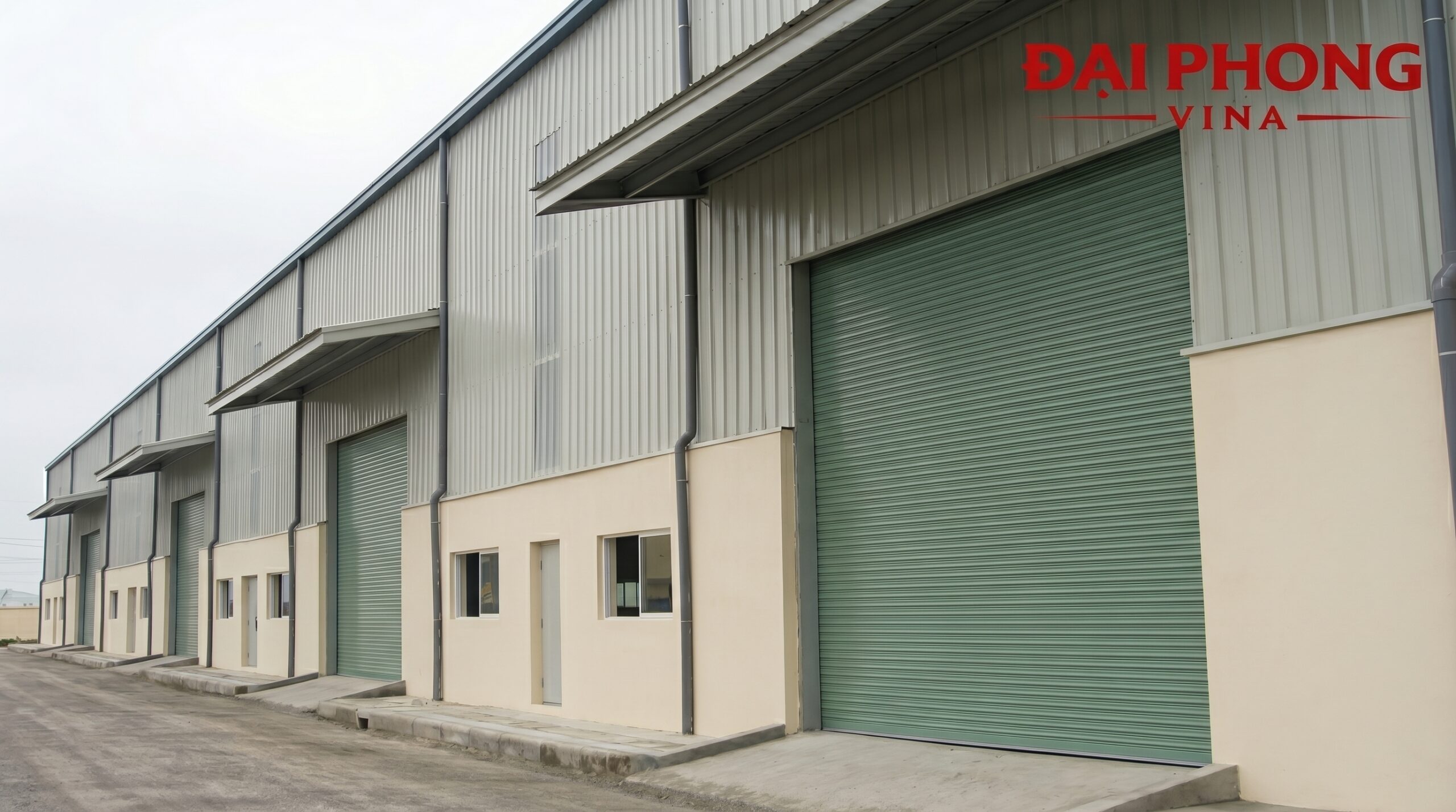 thi công và lắp đặt cửa cuốn công nghiệp KCN Thạch Thất - Quốc Oai 
