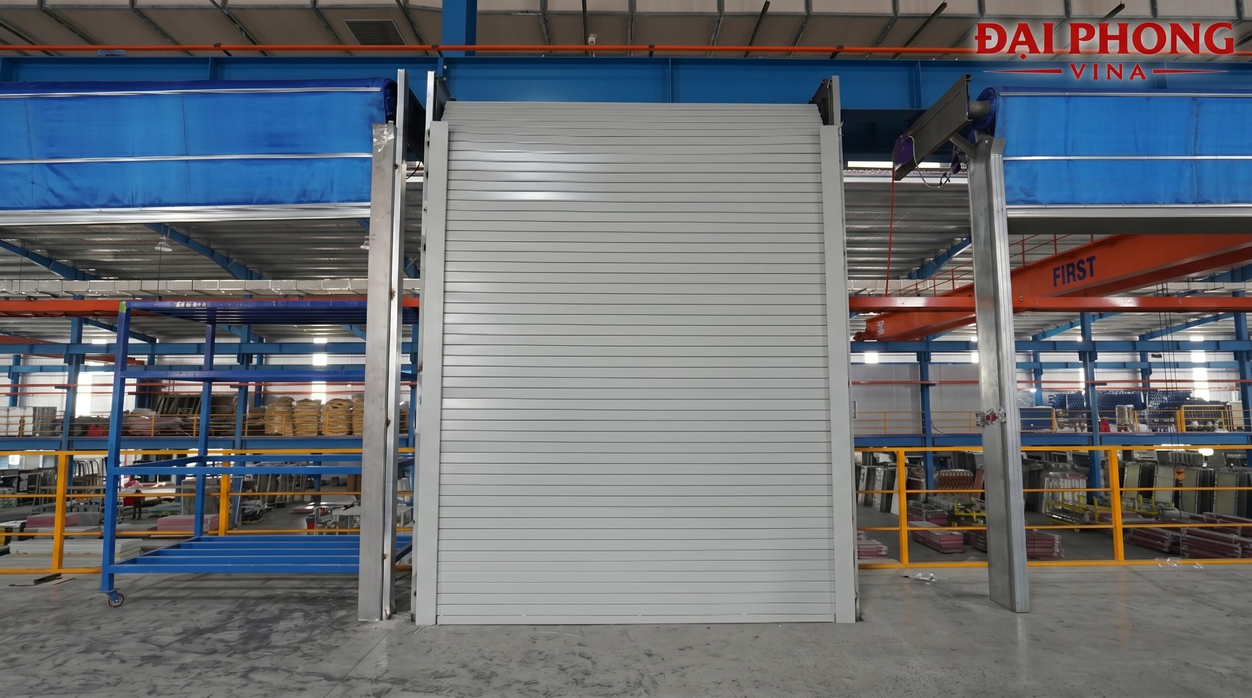 thi công và lắp đặt cửa cuốn công nghiệp KCN Phú Nghĩa