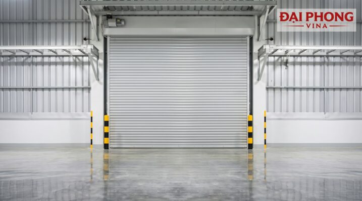 thi công và lắp đặt cửa cuốn công nghiệp KCN Hỗ trợ Nam Hà Nội (Hanssip)