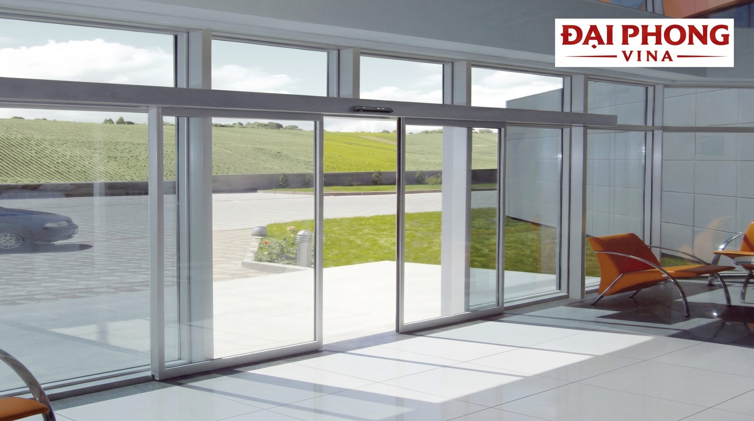 thi công và lắp đặt cửa kính tự động Hàn Quốc KCN sạch Sóc Sơn