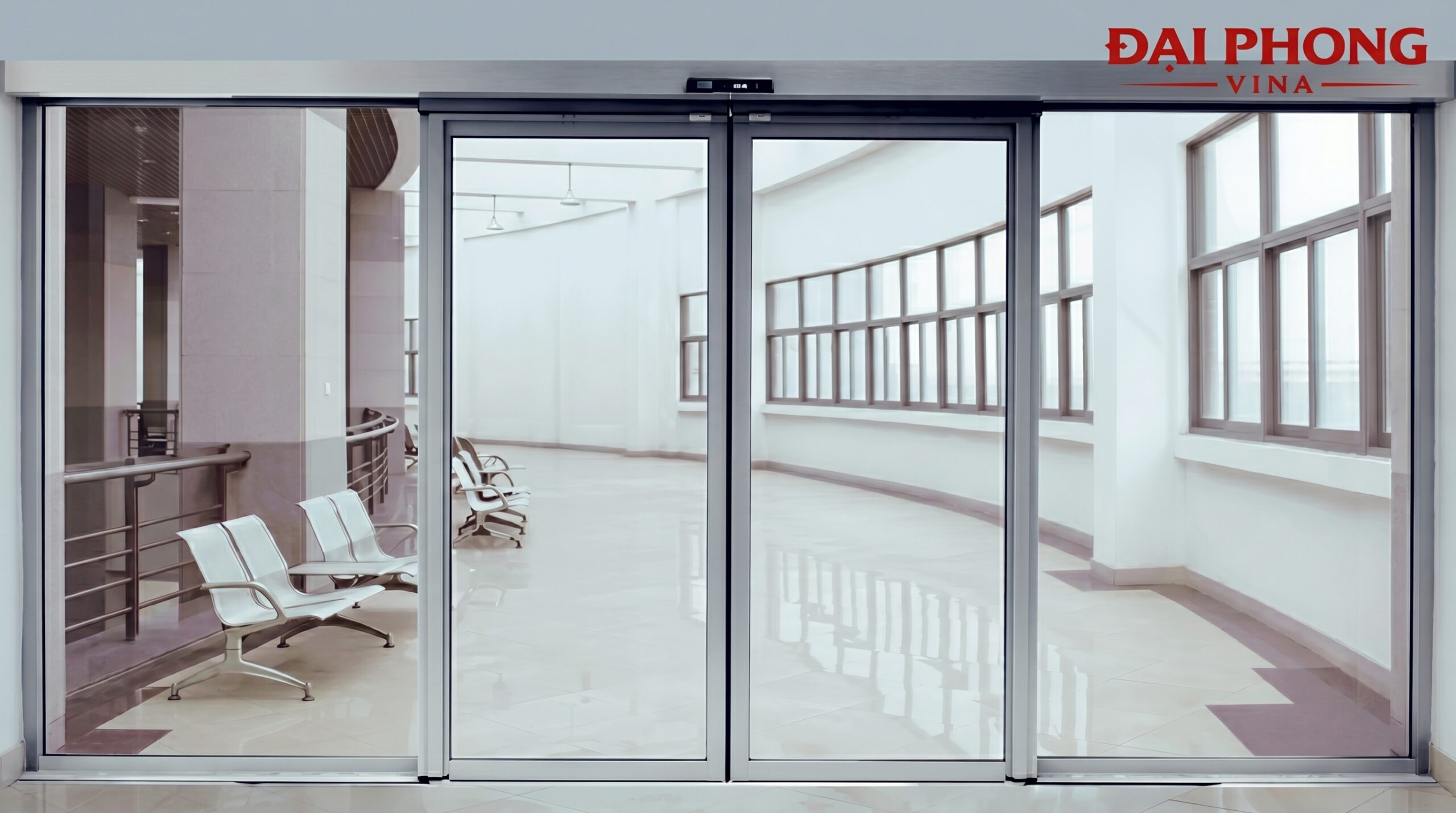 thi công và lắp đặt cửa kính tự động Hàn Quốc KCN Khu Cháy