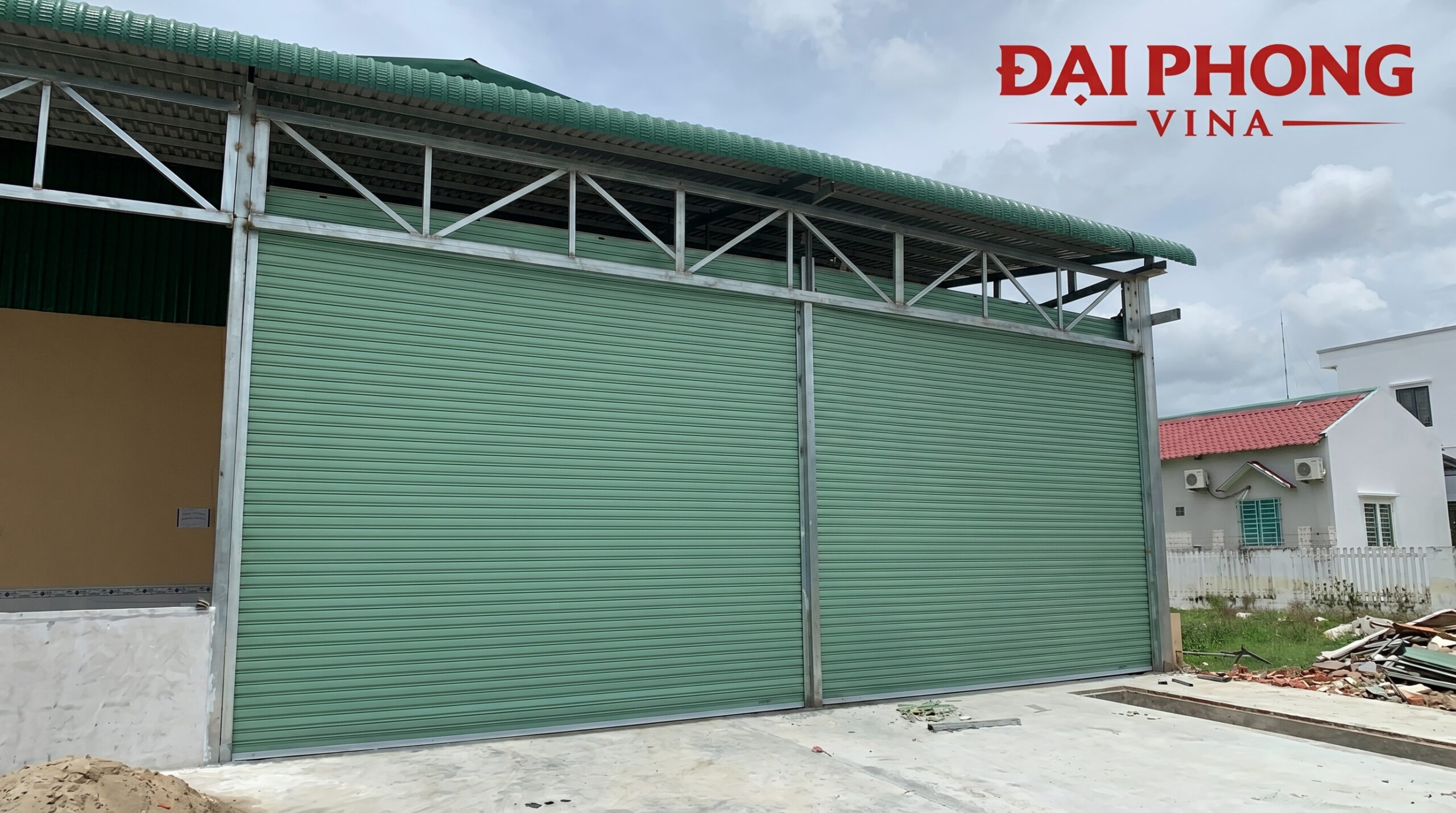 thi công và lắp đặt cửa cuốn công nghiệp KCN Thanh Văn – Tân Ước