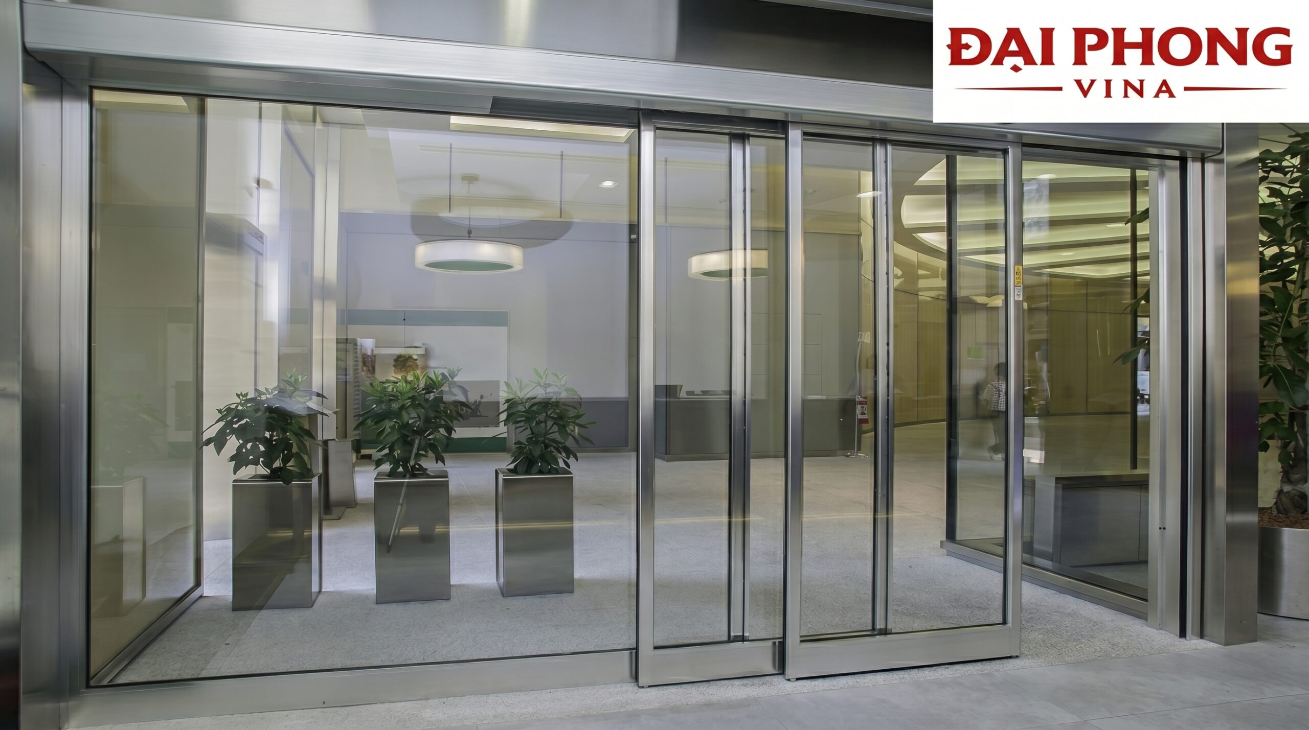 thi công và lắp đặt cửa kính tự động Hàn Quốc KCN Thanh Văn – Tân Ước