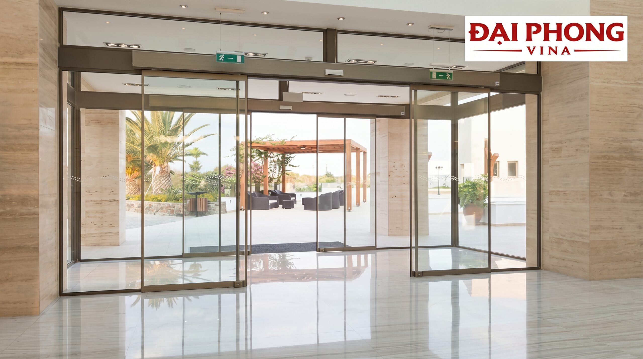thi công và lắp đặt cửa kính tự động Hàn Quốc KCN Xuân Dương