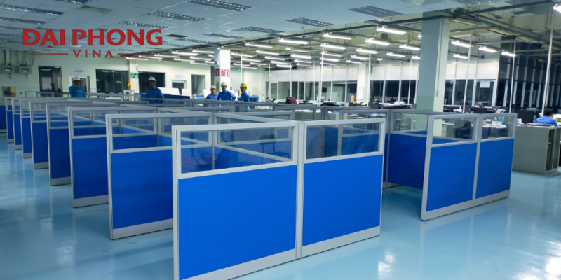 Vách Ngăn Phân Khu Văn Phòng – Sản Xuất