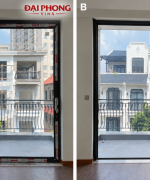 Cửa đi mở trượt 2 cánh