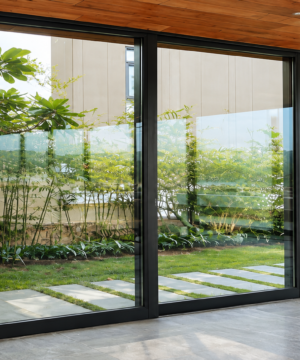 Cửa đi mở trượt 3 cánh 3 Ray