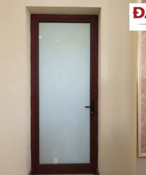 Cửa nhôm kính nhà vệ sinh / toilet (nhôm cỏ / nhôm giá rẻ)